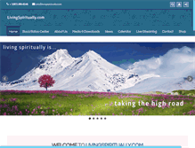 Tablet Screenshot of livingspiritually.com